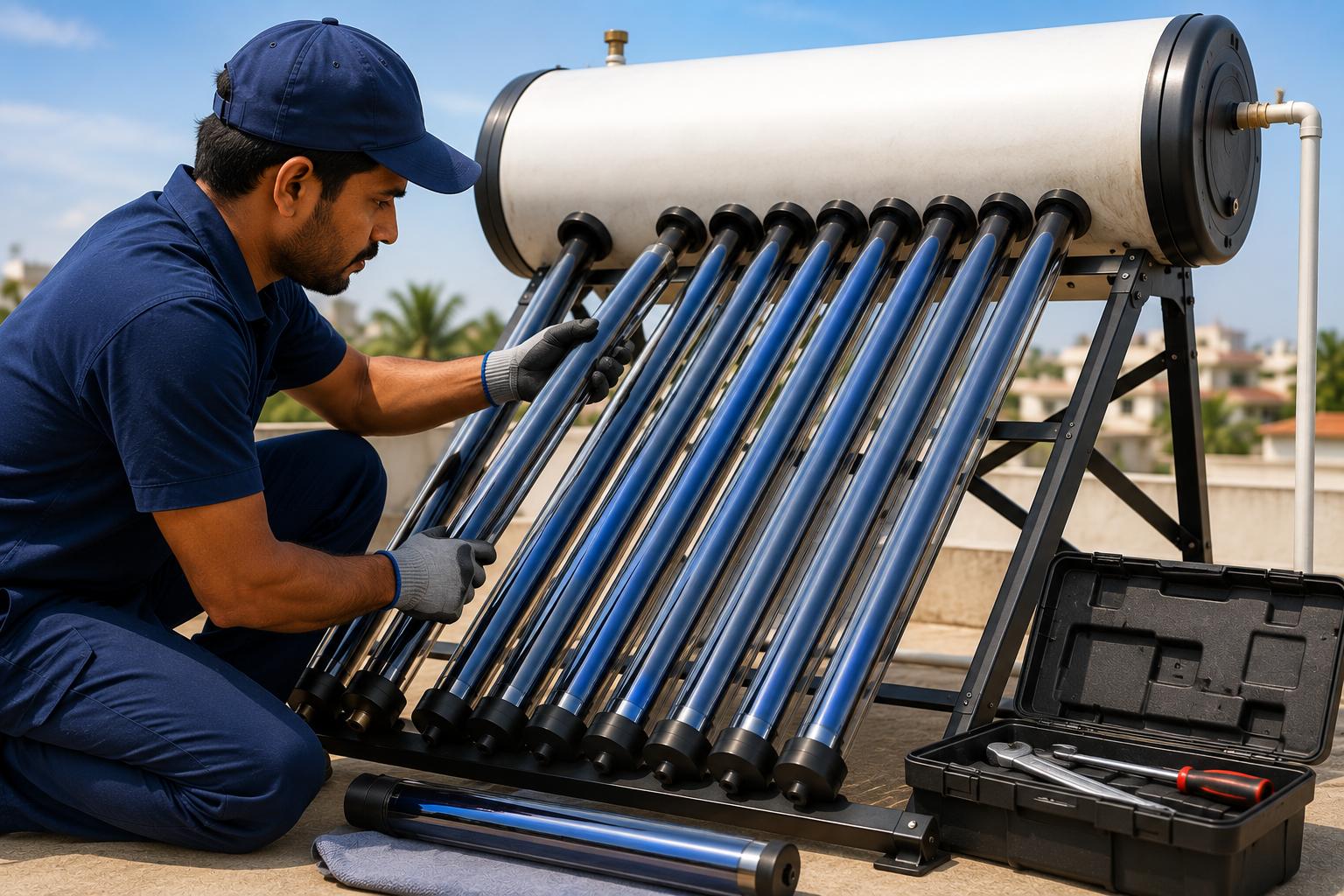 Solar Water Heater Installation